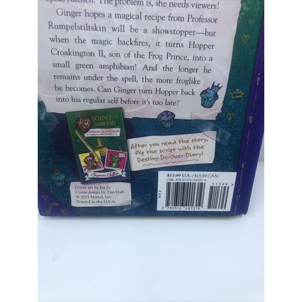 Ever after High: Kiss and Spell by Suzanne Selfors (2015, Hardcover)